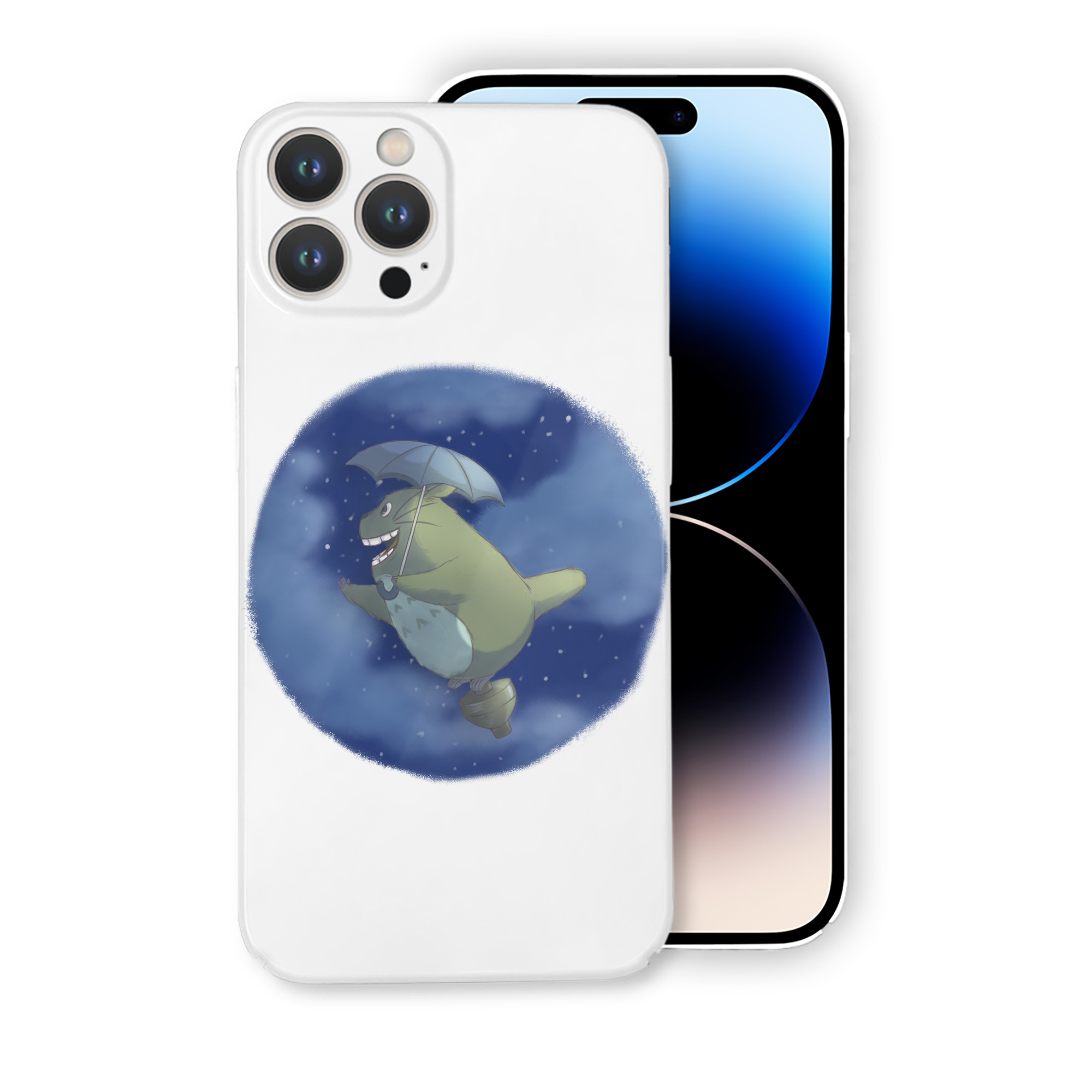 （画像用） となりのトトロ 草壁メイ 草壁サツキ My Neighbor Totoro Satsuki Kusakabe Mei Kusakabe 【iPhone 14シリーズ対応】ハードケース